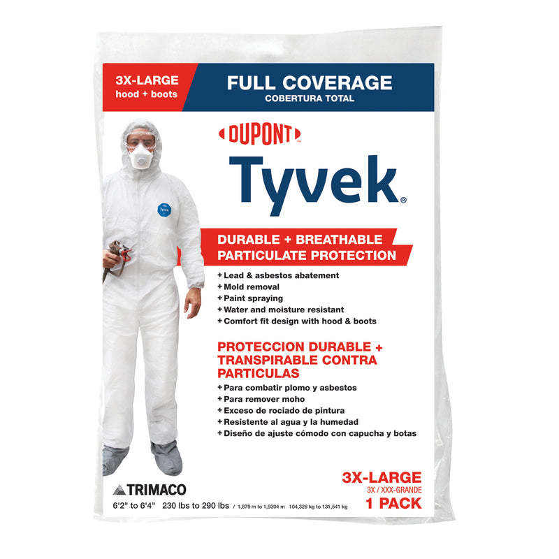 HOOD COVERALL W/BOOT 3XL