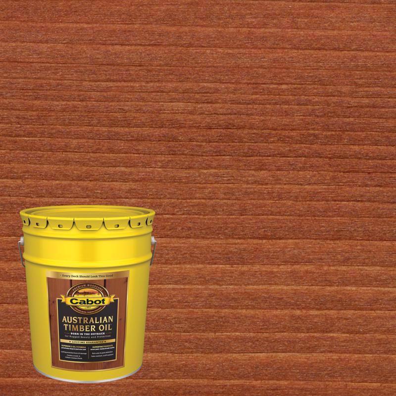 Cabot Australian Timber Oil Transparent Jarrah Brown Oil-Based Penetrating Oil Australian Timber Oil