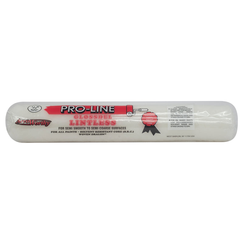ArroWorthy Pro-Line Dralon 14 in. W X 1/2 in. Mini Paint Roller Cover 1 pk