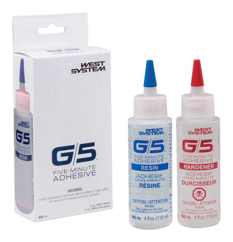 West System G/5 High Strength Glue Clear Adhesive Kit 4 oz