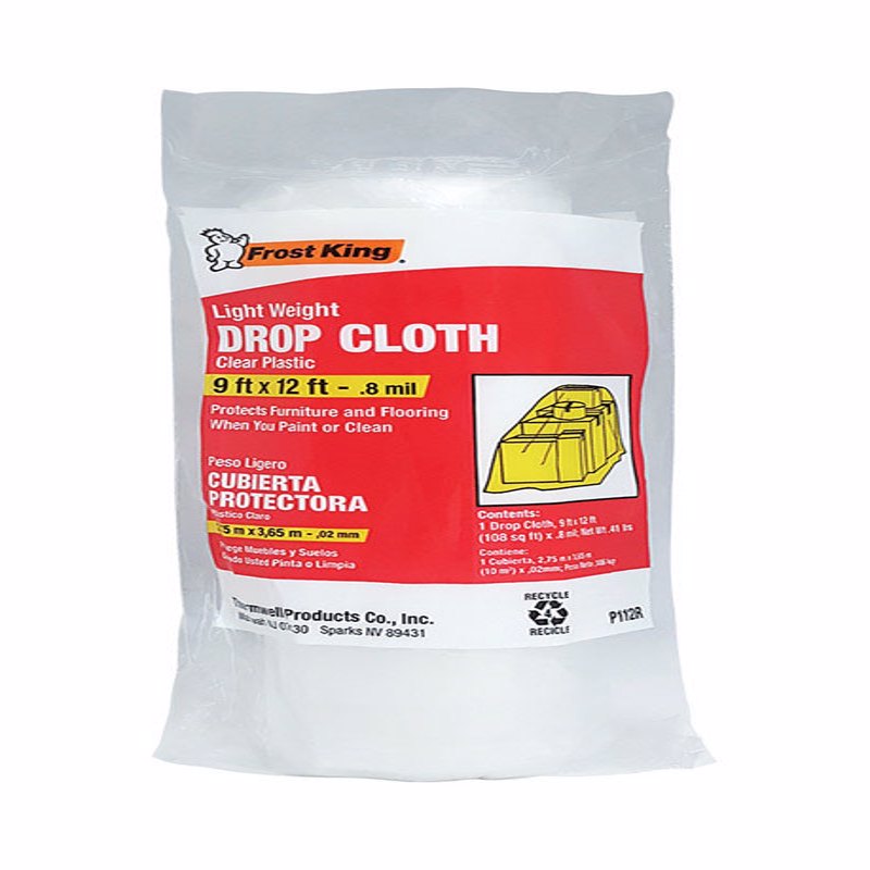 DROP CLOTH 9X12' .8MIL