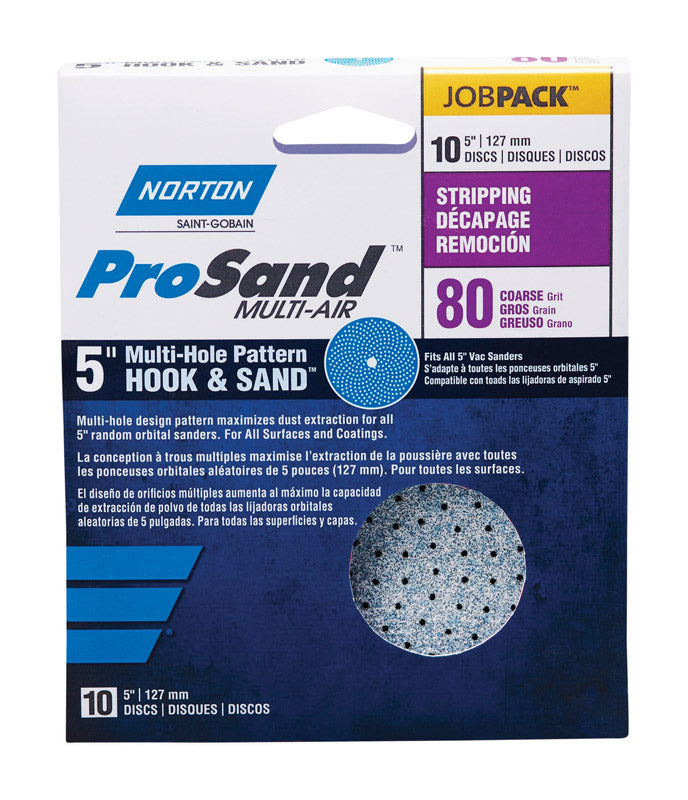 SAND DISC 5" 80GRIT CRS