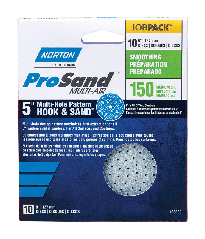 SAND DISC 5" 150GRIT MED