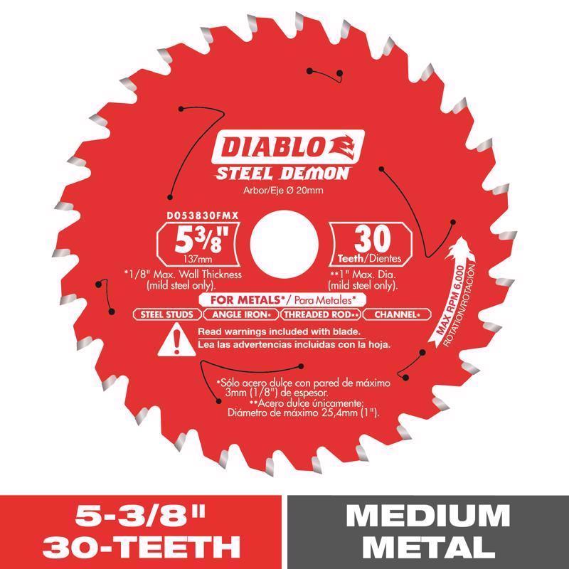 DIAB SAW BLD 5-3/8"X30T