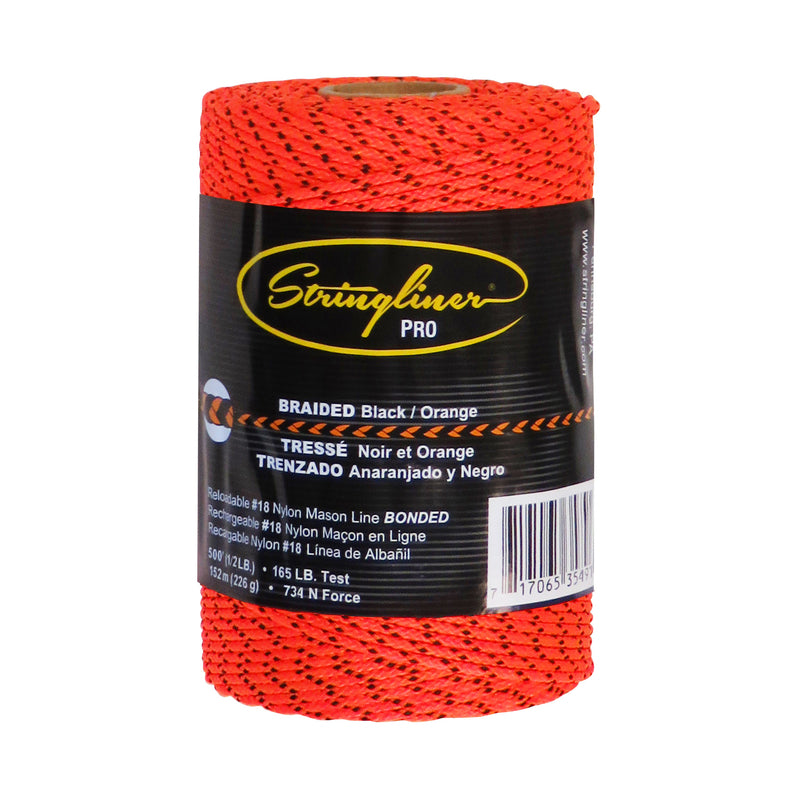 BONDED LINE BLK/ORG 500'