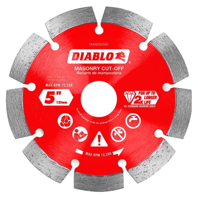 MASNRY DISC DMND SEG 5"