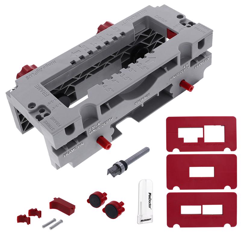 DOOR HING TMPLT PLS 13PC