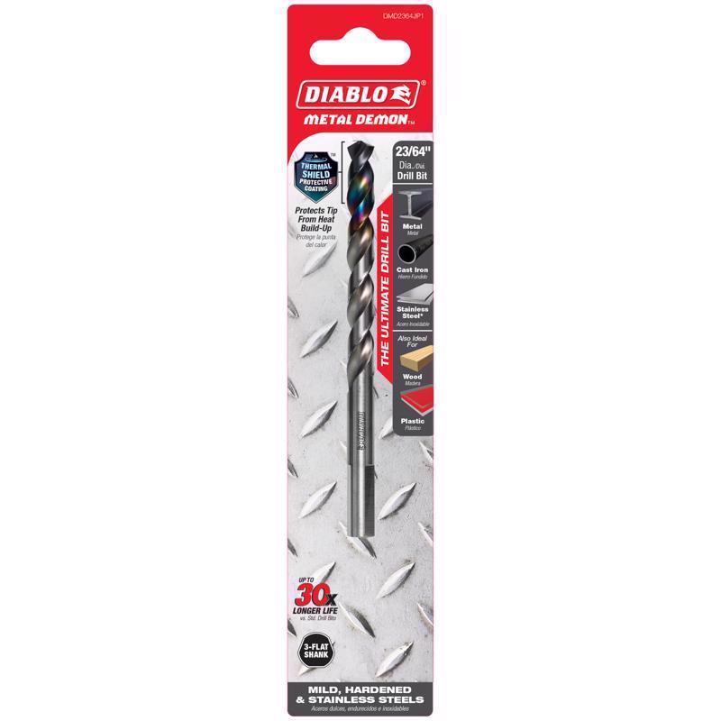 DRLL BT 3-FLT 23/64" 1PC