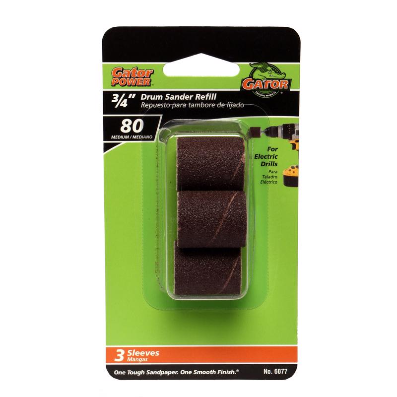 SANDDRUM 3/4X1"MED 3PK