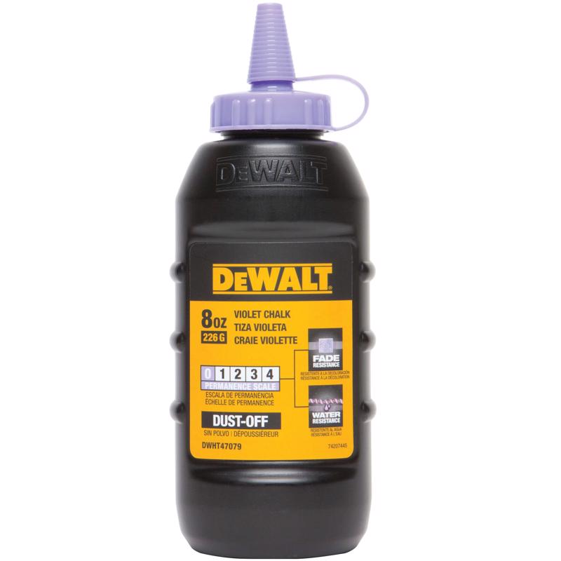 DeWalt 8 oz Dust-Off Chalk Violet 1 pk