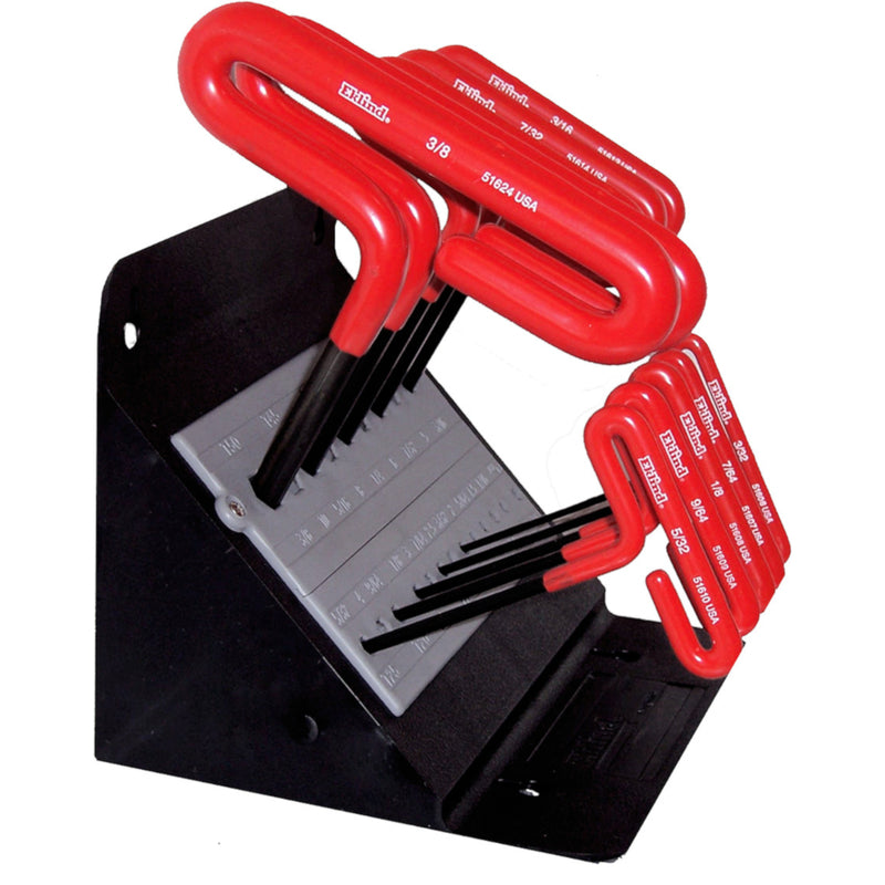 HEX KEY T HNDL 6" 10PC
