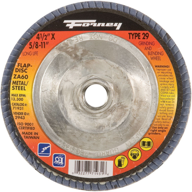 FLAP DISC 4-1/2X5/8 80GR