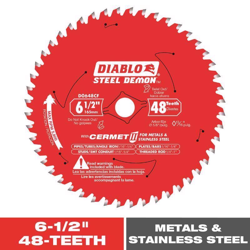 DIAB SAW BLD 6-1/2"X48T
