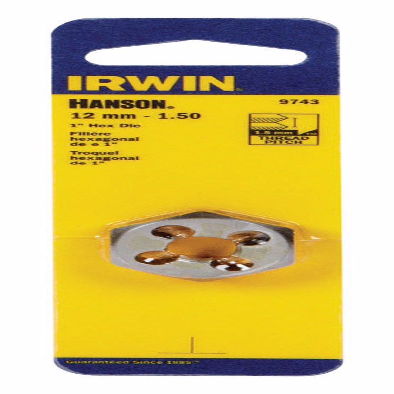 DIE METRIC 12MM-1.50MM