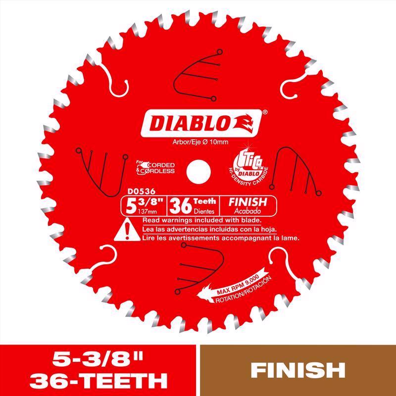FINISH BLADE 5-3/8"X36T