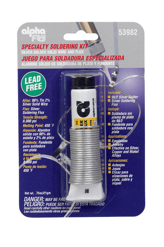 SOLDER&FLUX SILV PB FREE