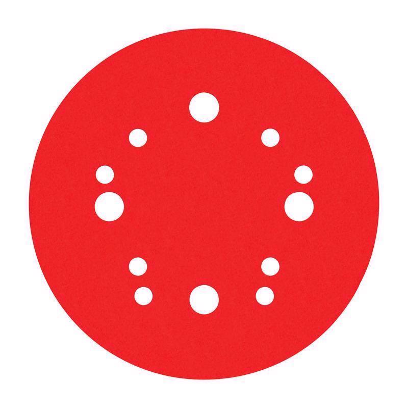 Diablo 5 in. Ceramic Blend Hook and Lock Sanding Disc 80 Grit Coarse 15 pk