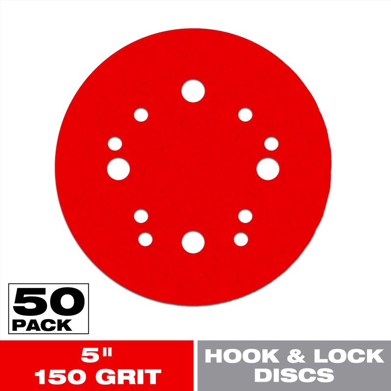 Diablo 5 in. Ceramic Blend Hook and Lock Sanding Disc 150 Grit Very Fine 50 pk