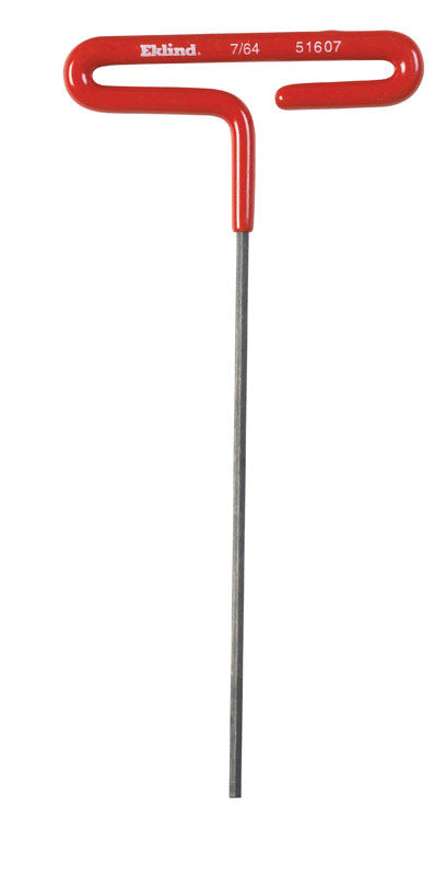HEX KEY T HNDL 6" 7/64"