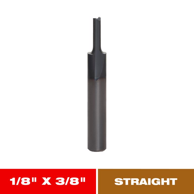 STRAIGHT ROUTR BIT 1/8"D