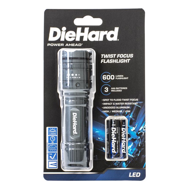 FLASHLIGHT 600L GRY AAA