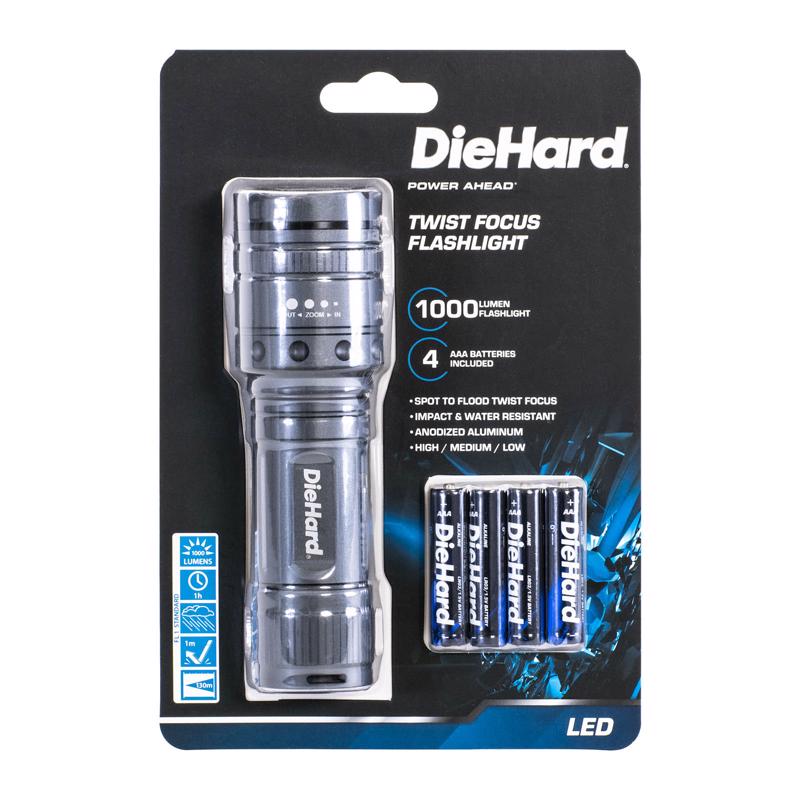 FLASHLIGHT 1000L GRY AAA