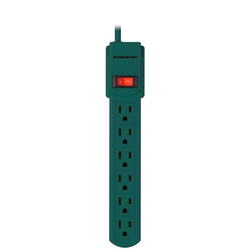 POWER STRIP 3' 6OUTL