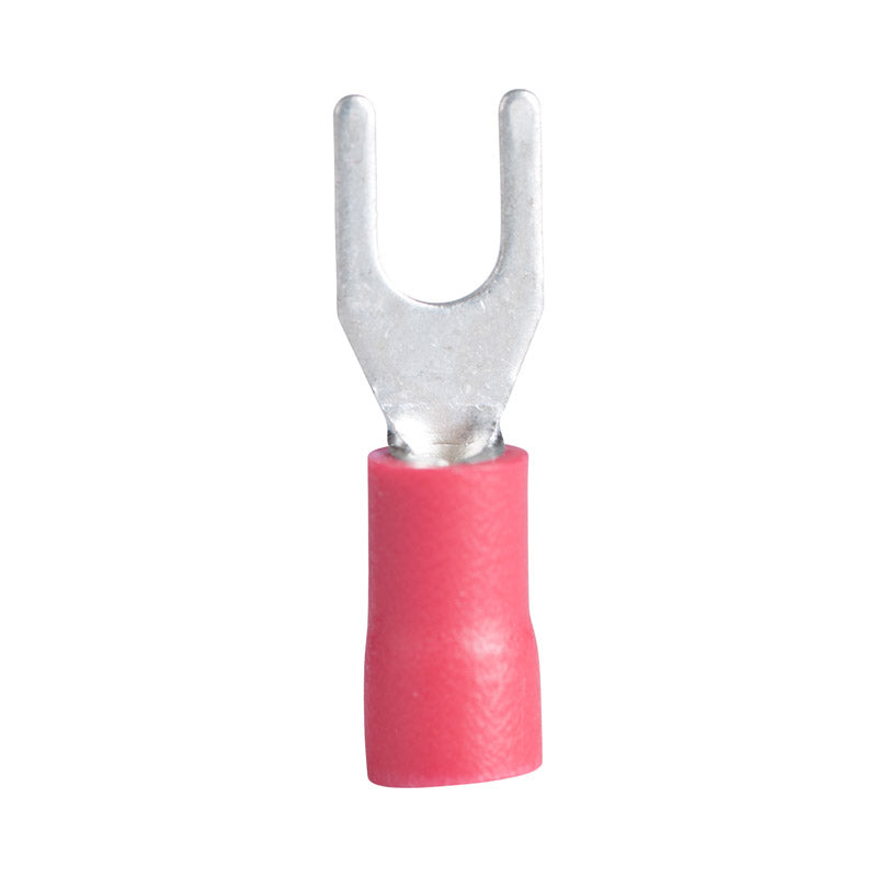 SPADE TERMINAL RED 10PK