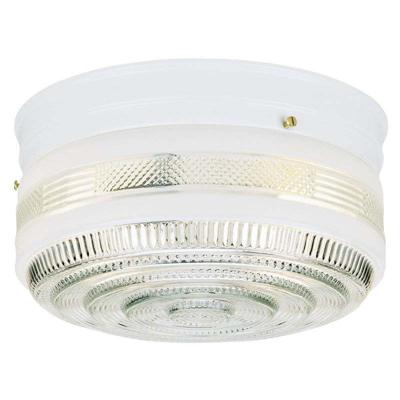 CEIL LIGHT WHT 8.75"W