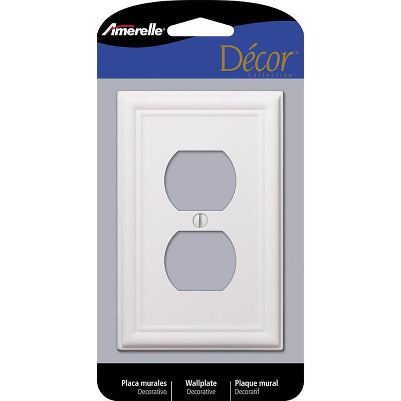 WALL PLATE 2G WHT DUP