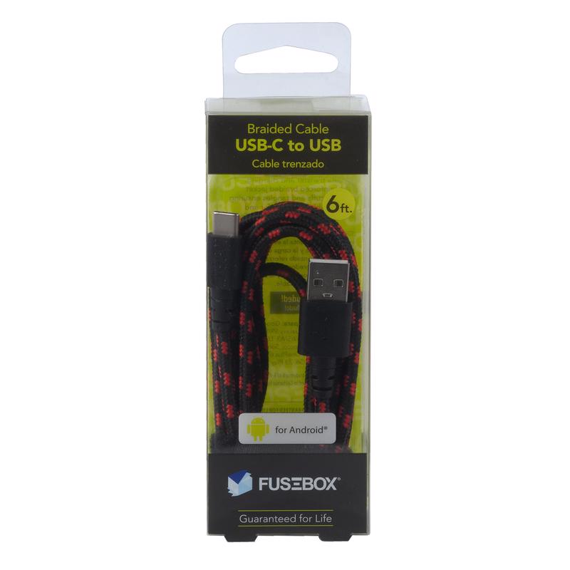 CABLE 6' BLK USBA/USBC
