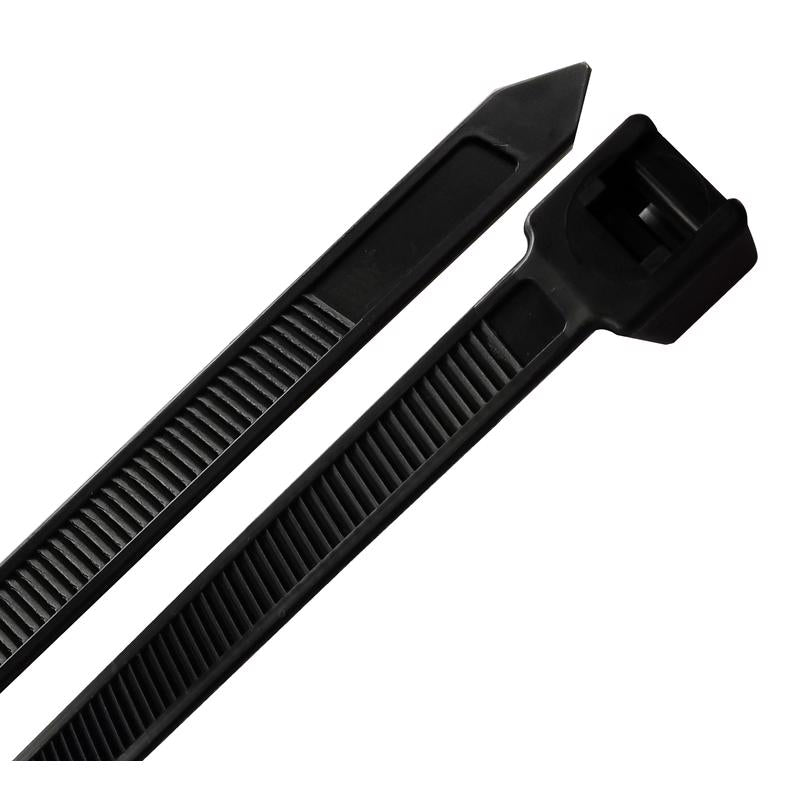 CABLE TIE 18" BLK 10PK