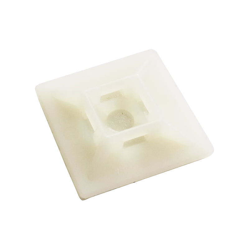 CABLE TIE BASE MNT 1" WH