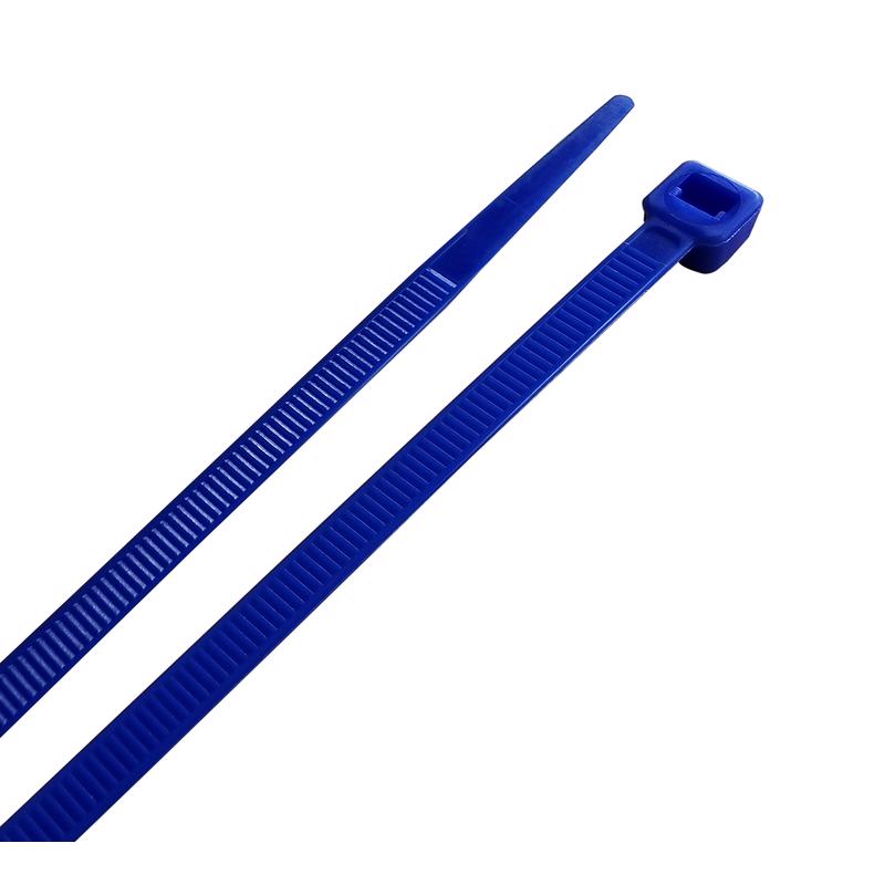 CABLE TIE 8" BLU 100PK