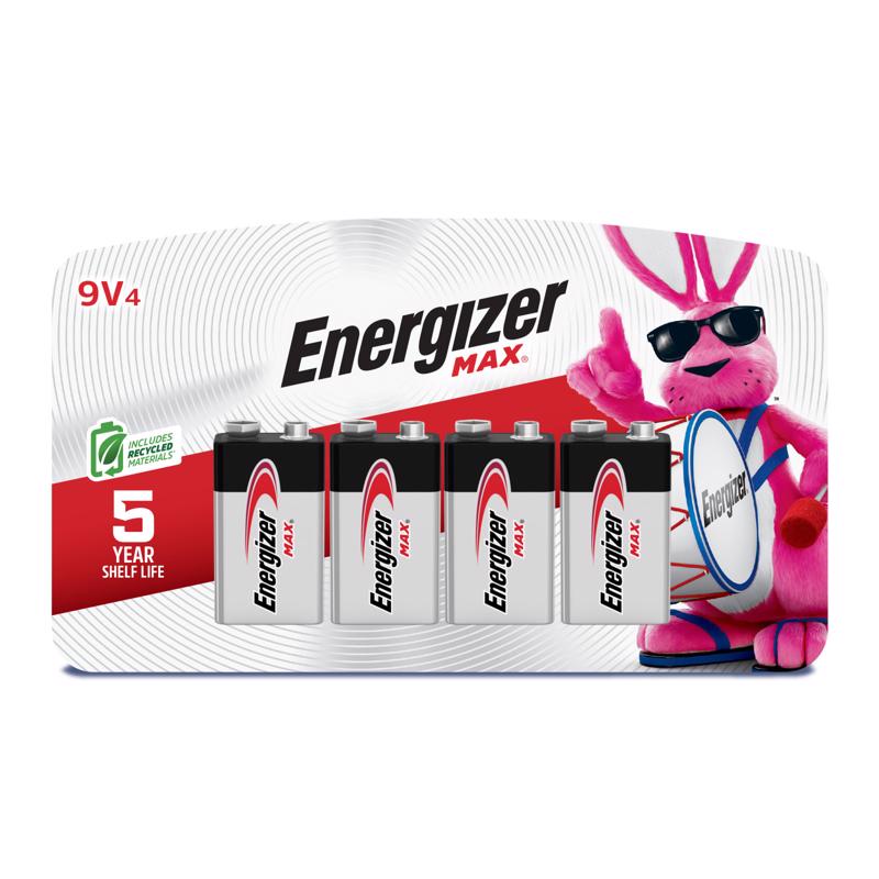BATTERY 9V ENERG 4PK