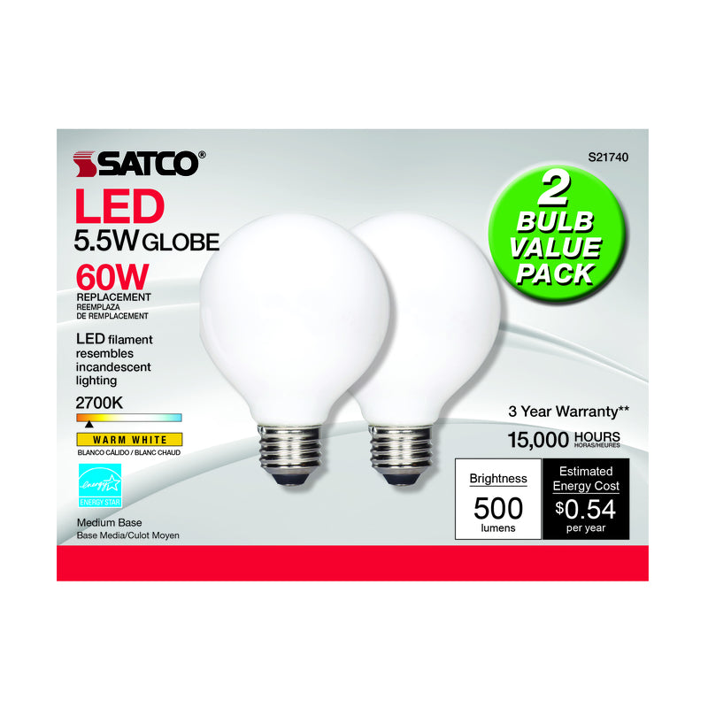 LED BULB G25 E26 9W