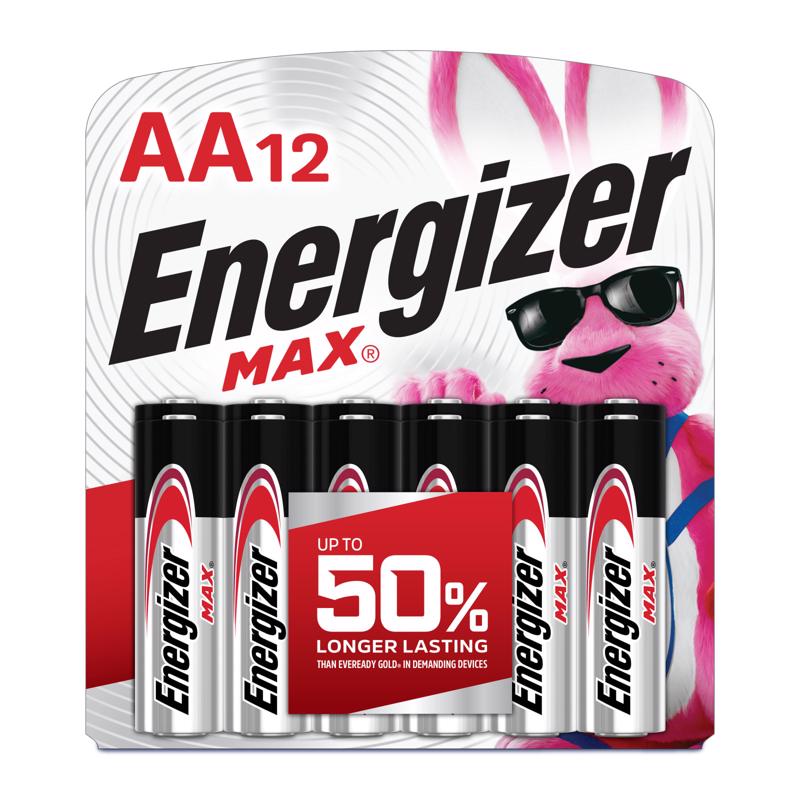 BATTERY AA ENERG 12PK