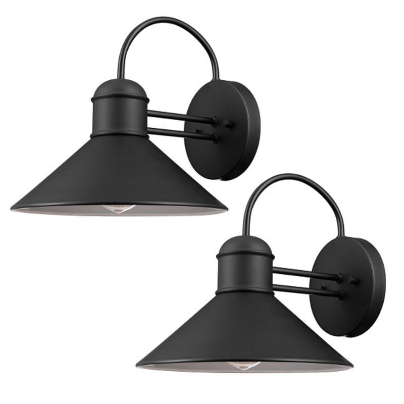 WALL SCONCE BLK 1LT