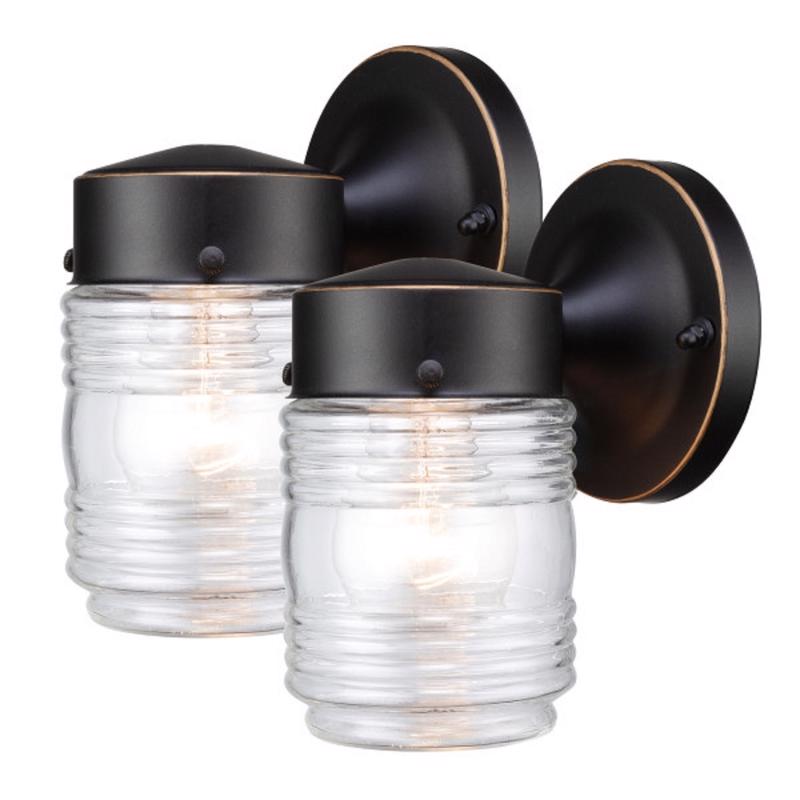 WALL SCONCE BRNZ 1LT