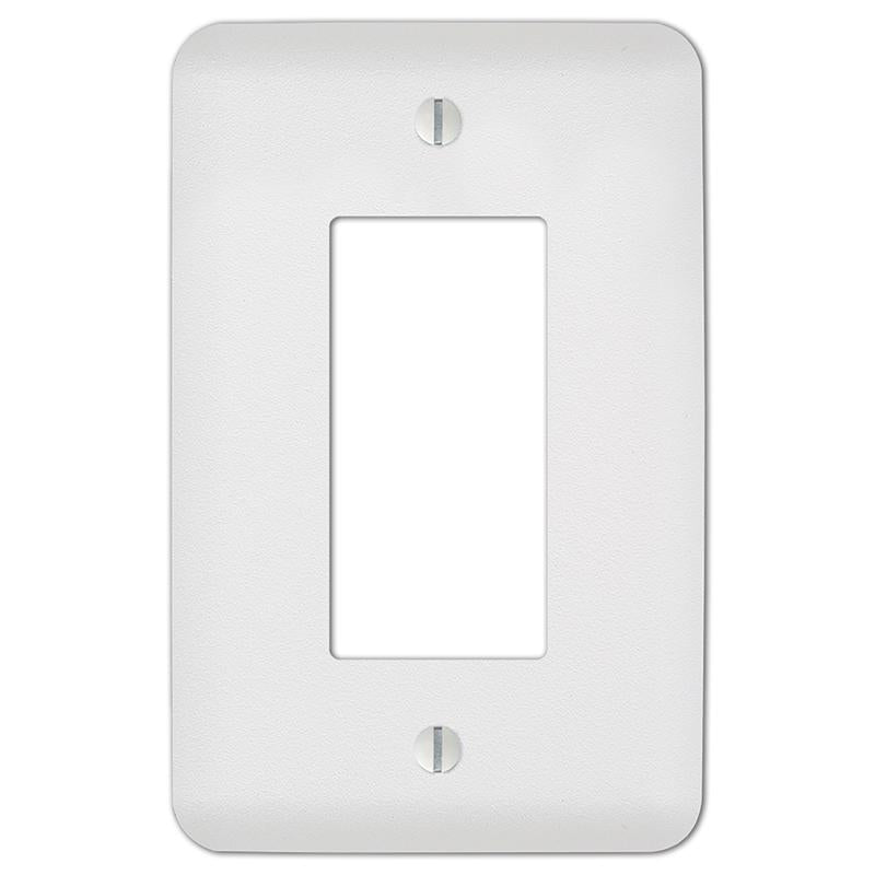 WALL PLATE 1G WHT DECOR