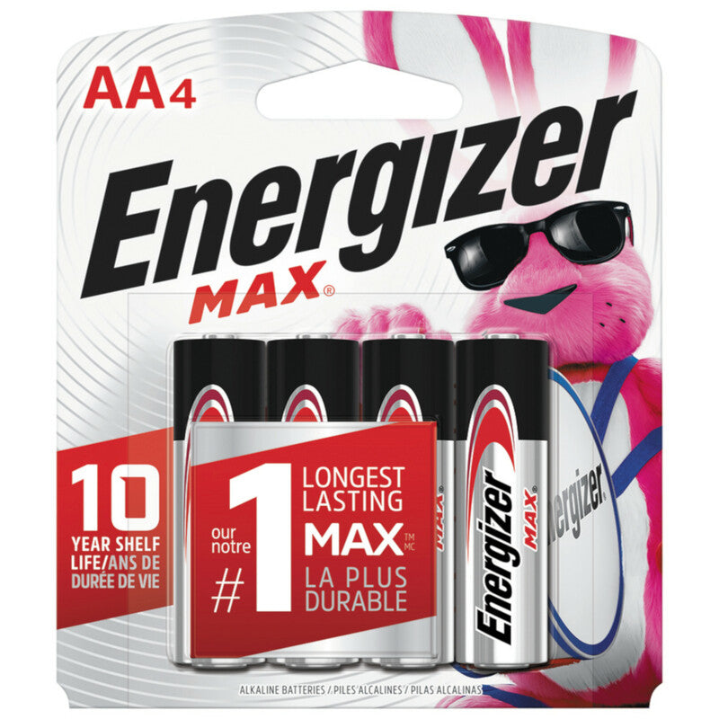 BATTERY AA ENERG 4PK