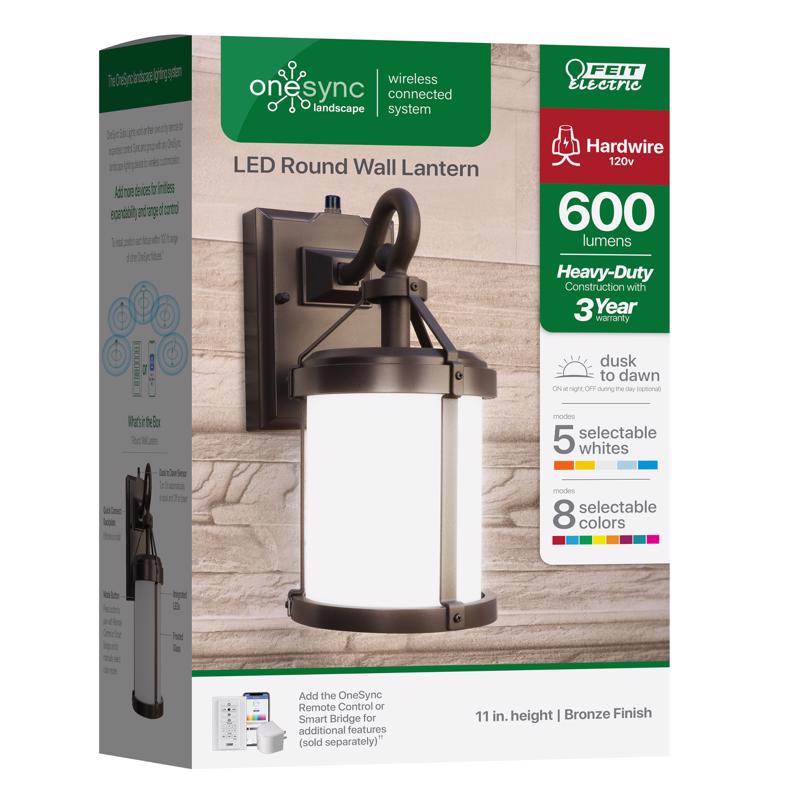 WALL LANTERN BRNZ
