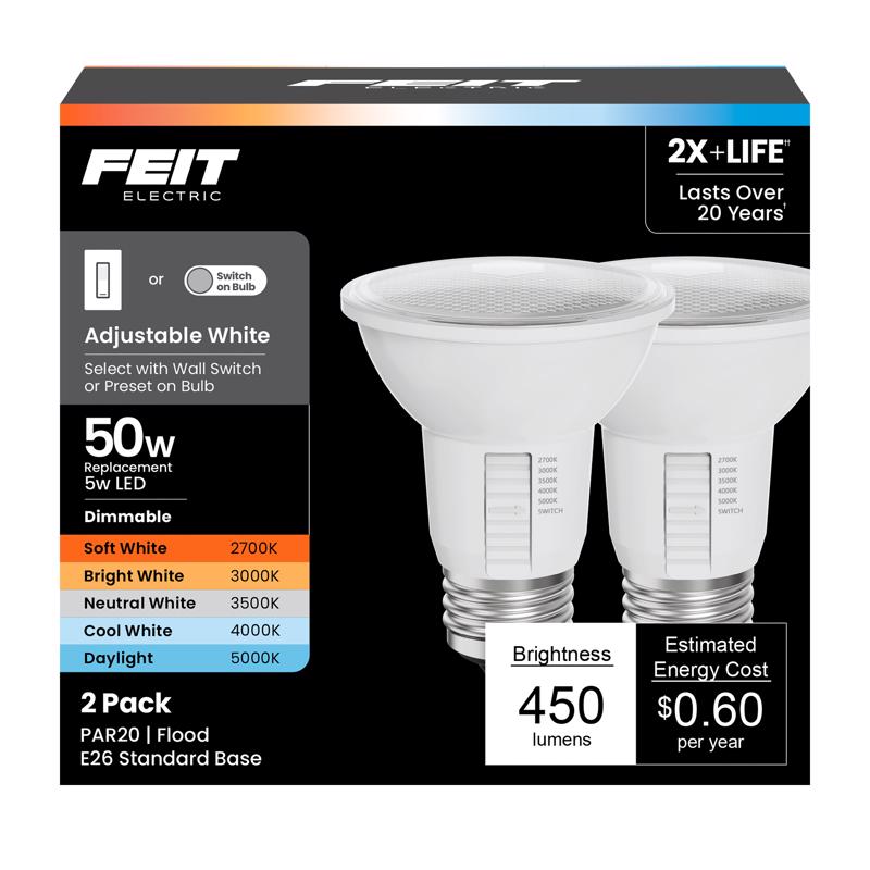 LED FLOOD BULB PAR20 E26