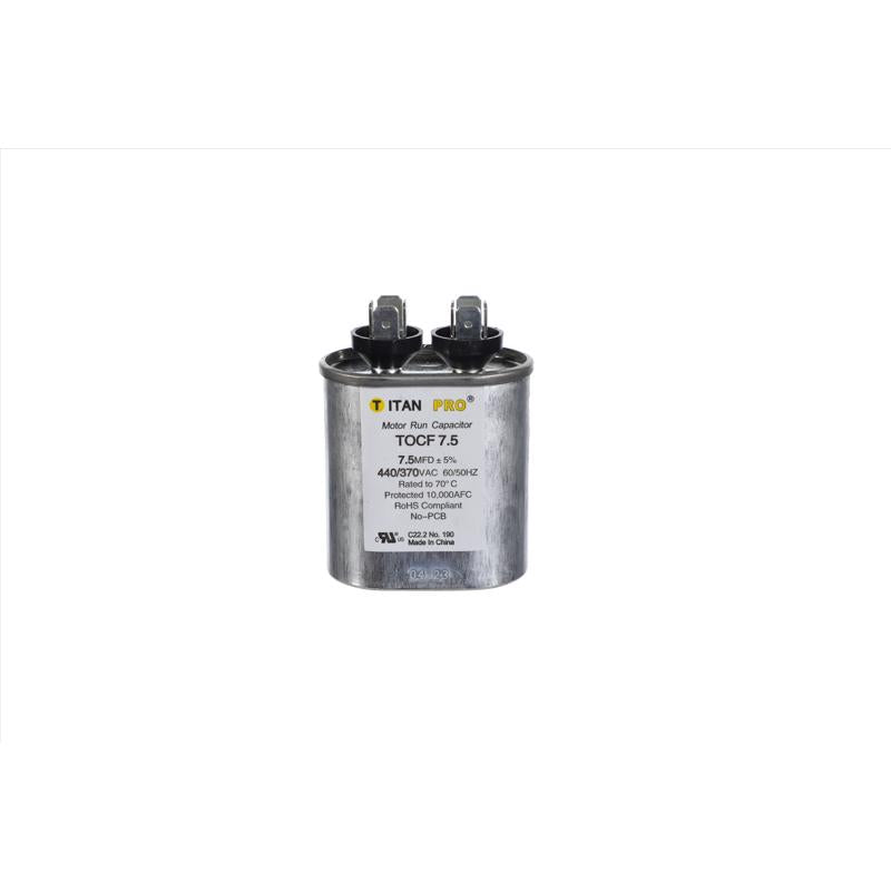 OVAL RUN CAPACTR 7.5MFD