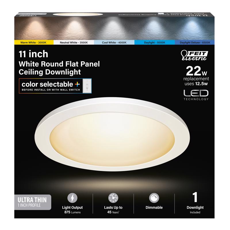 FLT PANL LIGHT FRST 11"W