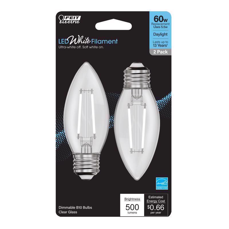 FIL LED BULB B10 E26 5.5