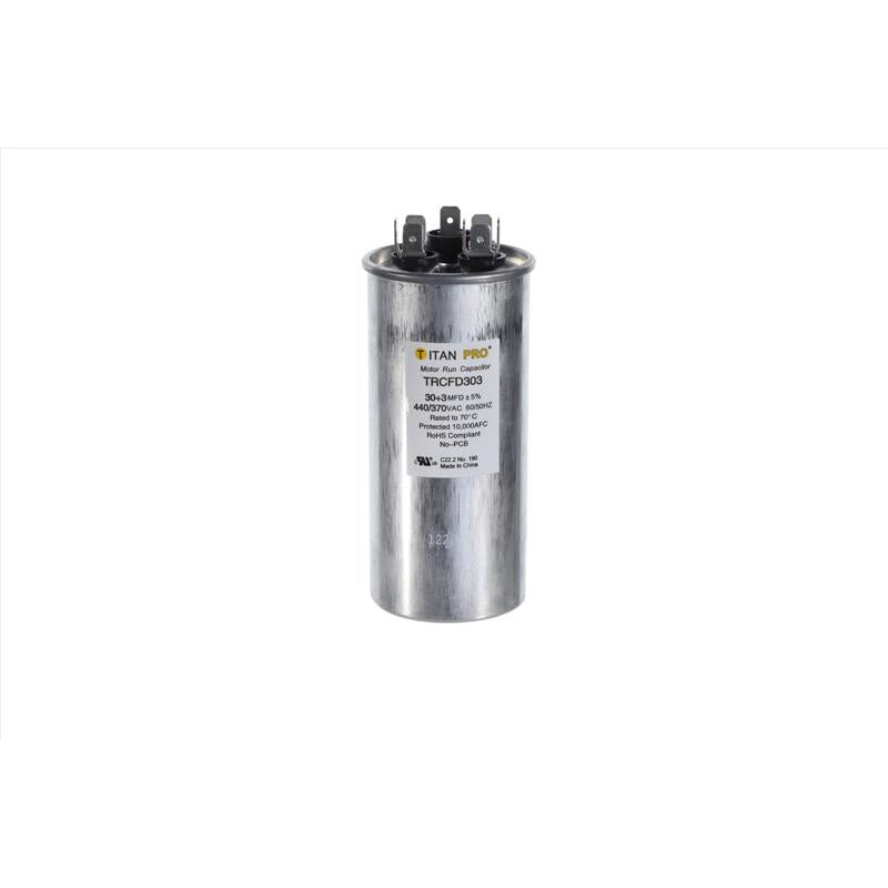 RND RUN CAPACTR 30+3MFD