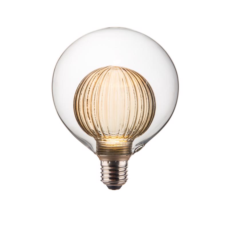 Globe Electric G40 E26 (Medium) LED Bulb Soft White 3 Watt Equivalence 1 pk