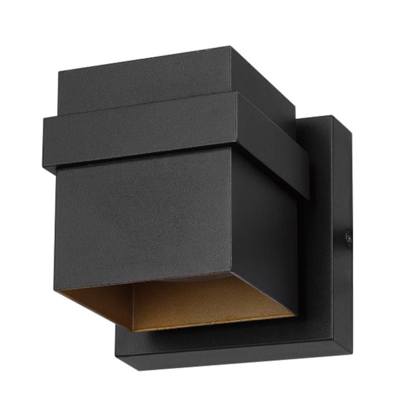 WALL SCONCE BLK 1LT