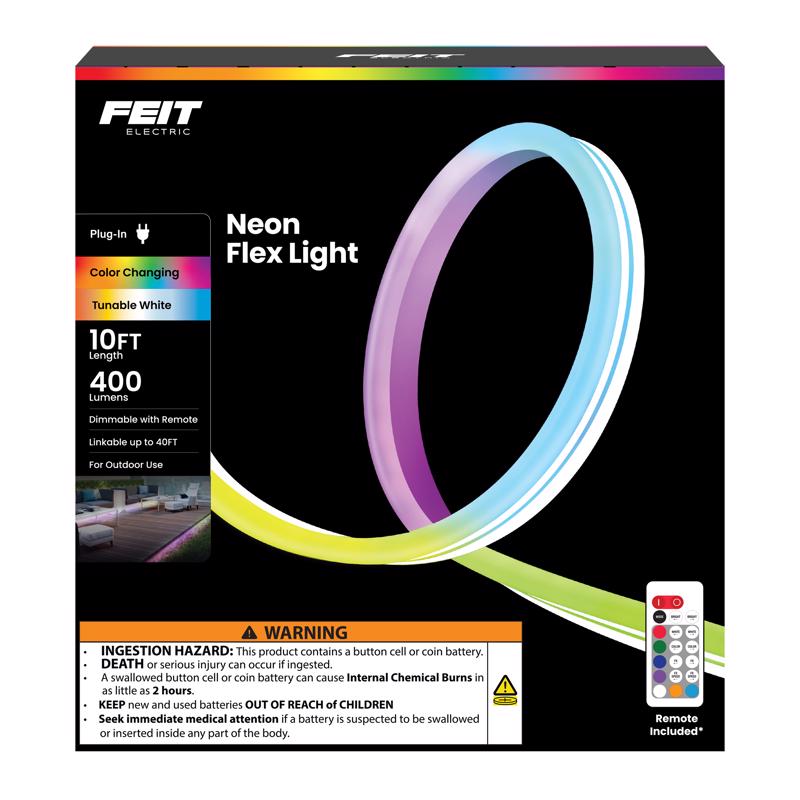 ROPE LIGHTS 10' COLOR CH